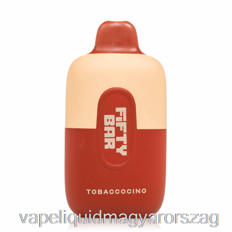 Fifty Bar 6500 Eldobható Tobaccocino Vape Folyadék
